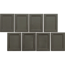 CUADRO - 3.54X4.65/9X14, CHARCOAL FRAME, GLOSSY